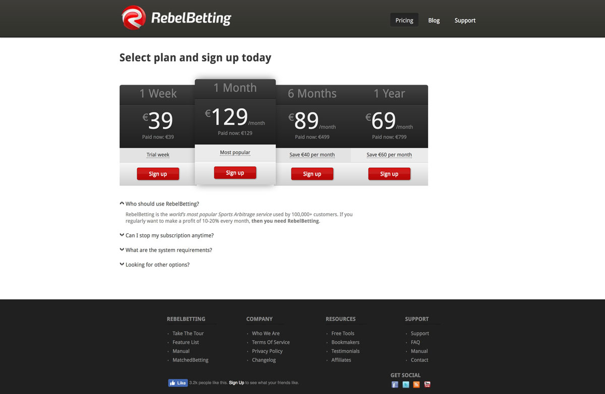 RebelBetting Resumen De Esc ner De Las Surebets